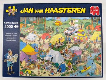 Jan Van Haasteren puzzel 'Kamperen in het Bos' (2000 stukjes beschikbaar voor biedingen