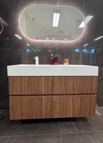 Badkamermeubelset 120x50 wallnoot kleur, Huis en Inrichting, Ophalen, 100 tot 150 cm, Nieuw, Minder dan 100 cm