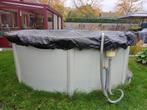 Opbouw zwembad met filter en warmtepomp, Gebruikt, Rond, Opzetzwembad, Ophalen