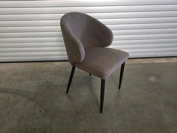 Nieuwe stoelen in espresso bouclé (12x beschikbaar) beschikbaar voor biedingen