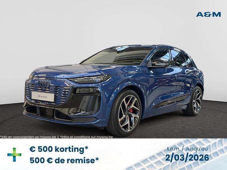 Audi Q6 e-tron Q6 e-Tron 100 kWh 55 Quattro Edition one blue, Auto's, Audi, Overige modellen, ABS, Airbags, Airconditioning, Cruise Control
