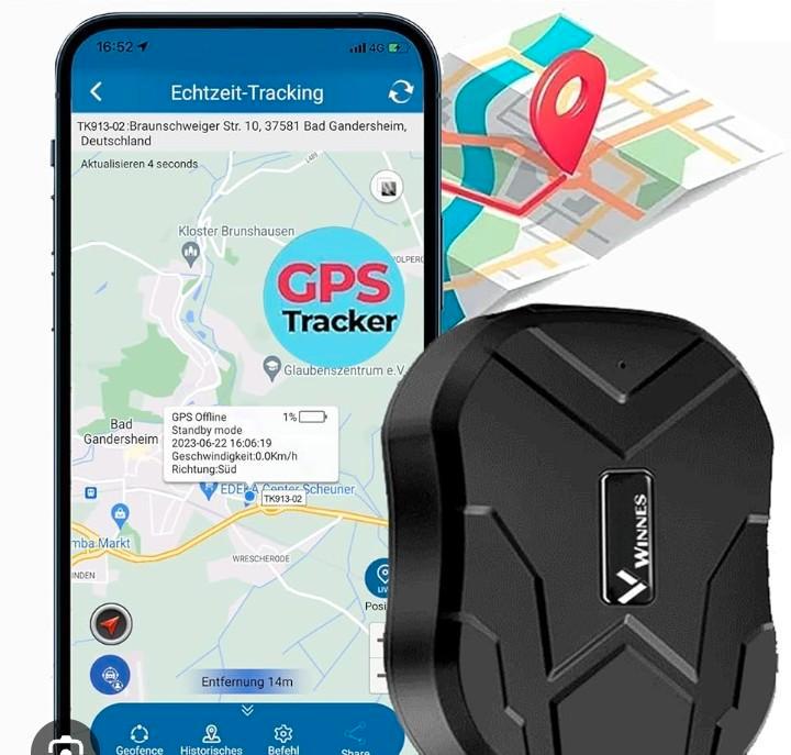 Magnetische GPS-tracker met lange batterijduur Nieuw!, Auto diversen, Anti-diefstal, Ophalen