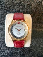 Omega Constellation, Handtassen en Accessoires, Horloges | Heren, Leer, Staal, Ophalen of Verzenden, Zo goed als nieuw