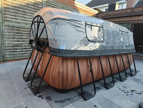 Exit zwembad (4m x 2m x 1.2m)+ koepel + filter + afdekzeil +, Tuin en Terras, Zwembad-toebehoren, Gebruikt, Overige typen, Ophalen