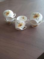 6 zonnige vintage tasjes Boch "margriet", Ophalen of Verzenden
