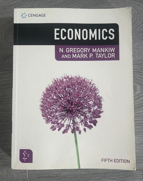 A vendre étude Economics 5ème édition Mankiw & Taylor, Livres, Livres d'étude & Cours, Utilisé, Enseignement supérieur, Enlèvement