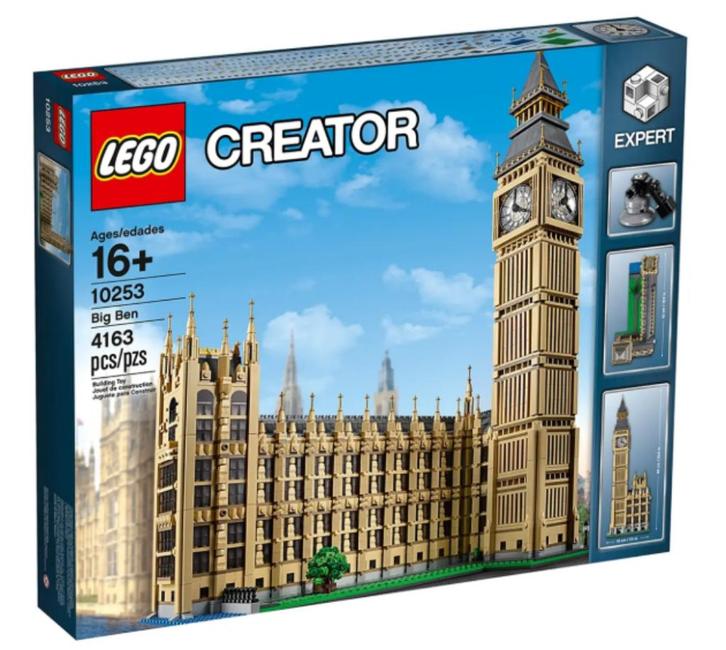 TE HUUR LEGO Creator Big ben, Kinderen en Baby's, Speelgoed | Duplo en Lego, Zo goed als nieuw, Lego, Complete set, Ophalen of Verzenden