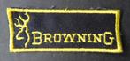 ECUSSON à COUDRE BROWNING VINTAGE BADGE INSIGNE militaria, Collections, Enlèvement ou Envoi, Armée de terre, Emblème ou Badge
