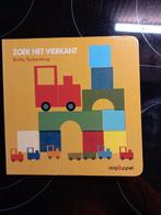 Kinderboekje, thema: vierkanten, Ophalen of Verzenden, Zo goed als nieuw, 2 tot 3 jaar