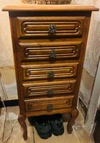 Vintage houten ladekast, Antiek en Kunst, Ophalen