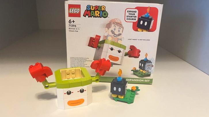Lego Super Mario 71396 - Bowser Jr.'s Clown-capsule, Kinderen en Baby's, Speelgoed | Duplo en Lego, Zo goed als nieuw, Lego, Complete set