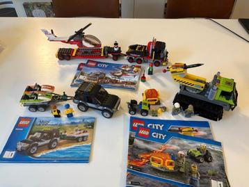 Lego City collection 60058, 60183, 60122, Enlèvement ou Envoi, Comme neuf, Ensemble complet, Lego