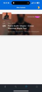 3 places de concert Travis Scott, Tickets & Billets