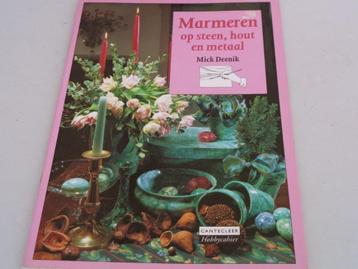 4 hobby boeken Marmeren op steen,hout en metaal 33 blz Gezel