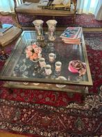 Uitschuifbare salontafel, Huis en Inrichting, Ophalen, Zo goed als nieuw, Glas