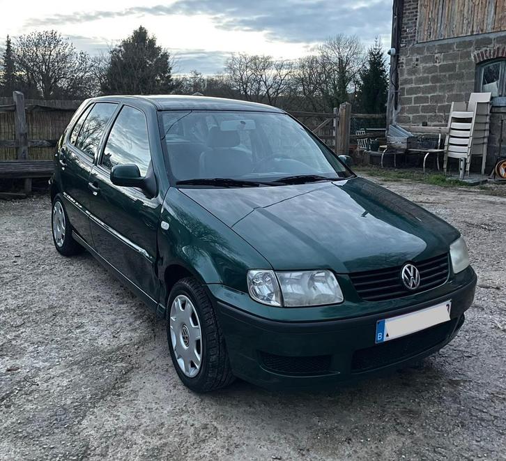 Polo 6n2 1.4mpi essence, Autos, Volkswagen, Particulier, Polo, Essence, Euro 2, Berline, 5 portes, Boîte manuelle, Vert, Beige