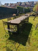 Lange tuintafel  met 12 stoelen, Tuin en Terras, Ophalen of Verzenden