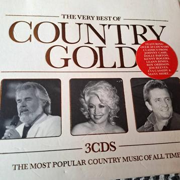 Cd very best of country gold 3disc 2eu beschikbaar voor biedingen