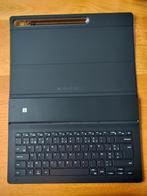 Samsung Galaxy TAB S9 ultra slim book cover keyboard NIEUW!, TAB S9 ultra/ TAB S10 ultra, Nieuw, Bescherming voor- en achterkant