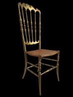 Prachtige vintage Chiavari Italy Gaetano design stoel, Gebruikt, Ophalen of Verzenden