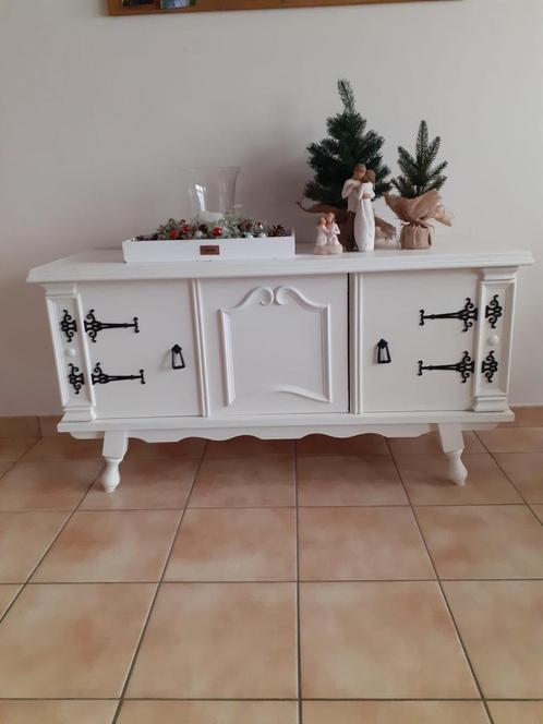 Dressoir + 2 nachtkastjes in vintage/landelijke stijl!, Huis en Inrichting, Slaapkamer | Nachtkastjes, Gebruikt, 55 tot 70 cm