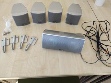 Canton surround speakerset met subwoofer, Enlèvement, Utilisé, Ensemble surround complet, Autres marques