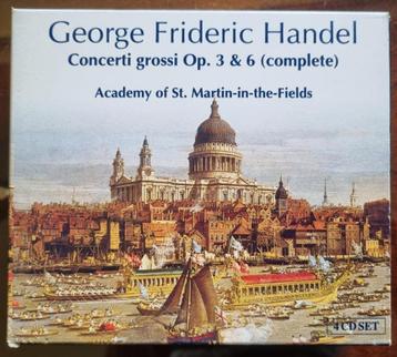 George Frideric Handel concerti grossi op.3 & 6 complete  beschikbaar voor biedingen