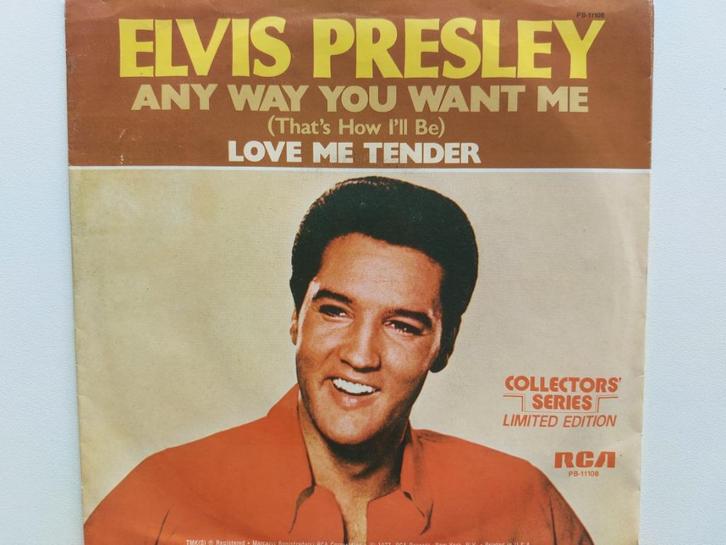 Elvis Presley - Any Way You Want Me / Love Me Tender, Cd's en Dvd's, Vinyl Singles, Rock en Metal, Ophalen of Verzenden