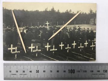 Originele foto WO1 Belgische gesneuvelden misviering Soltau beschikbaar voor biedingen
