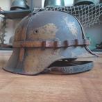 Duitse WO2 camo helm en wire TOPSTUK, Verzamelen, Ophalen of Verzenden