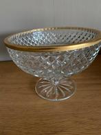 Glazen schaal met gouden rand, Antiek en Kunst, Ophalen