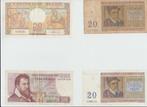 Banque de Belgique 20-20-50-100 Francs 1956-1975, Enlèvement ou Envoi, Billets en vrac