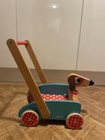 Janod loopwagen, Kinderen en Baby's, Speelgoed | Houten speelgoed, Ophalen, Zo goed als nieuw, Rij- of Hobbelspeelgoed