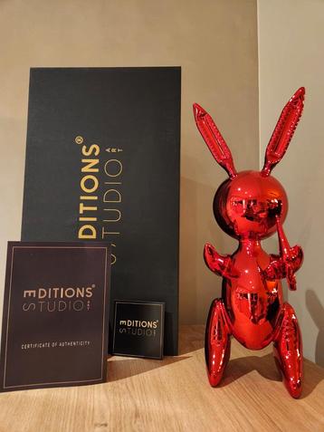 Jeff Koons (After) - Balloon Rabbit XL Red  disponible aux enchères