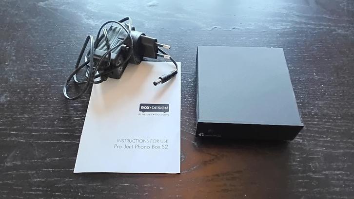 Pro-Ject Phono Box S2 phono-voorversterker, Audio, Tv en Foto, Platenspelers, Zo goed als nieuw, Platenspeler-onderdeel, Overige merken