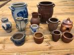 2 loten aardewerk potten en kannen _ kannenpot, Ophalen of Verzenden