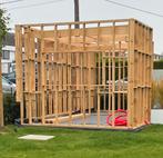 Constructie voor Lounge/opbergruimte, Tuin en Terras, Ophalen, Tuinhuis, Zo goed als nieuw, Met overkapping