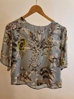 Haut bleu claire fleuri, Kleding | Dames, Blouses en Tunieken, Ophalen, Zo goed als nieuw, Blauw