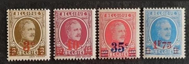 Belgique : COB 245/48 ** Houyoux 1927., Timbres & Monnaies, Timbres | Europe | Belgique, Non oblitéré, Gomme originale, Maison royale
