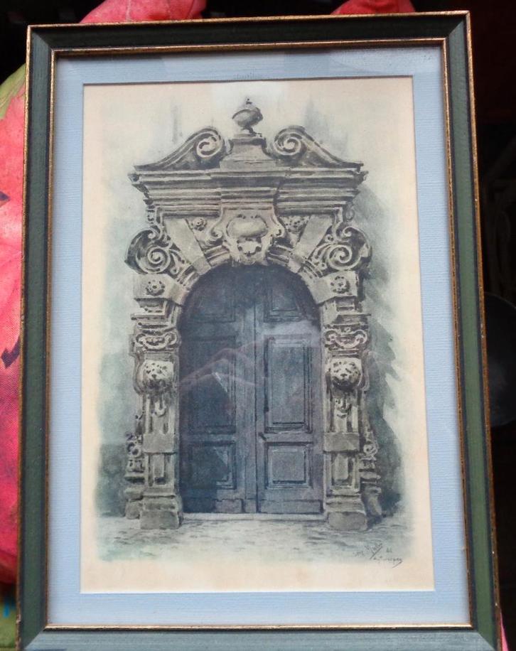 Ets Leopold Muller, Antiek en Kunst, Kunst | Etsen en Gravures, Ophalen