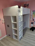 Hoogslaper met bureau, Kinderen en Baby's, Kinderkamer | Stapelbedden en Hoogslapers, Ophalen, Hoogslaper