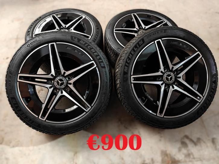 Jantes AMG en 18 pouce - twin 5 spoke, Autos : Pièces & Accessoires, Pneus & Jantes, Pneus et Jantes, Pneus hiver, 18 pouces, 255 mm