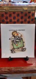 Bordje in de stijl van Hummel "coming mr. President", Ophalen of Verzenden, Gebruikt, Hummel