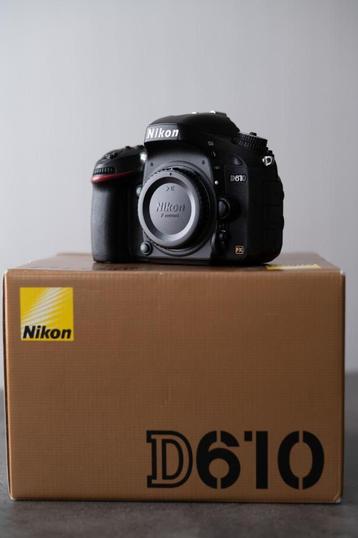 Fullframe digitaal reflexcamera Nikon d610 beschikbaar voor biedingen