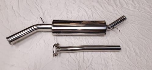 inox uitlaat fletcher side exit , katalysator, CLASSIC MINI, Auto-onderdelen, Uitlaatsystemen, Mini, Oldtimer onderdelen, Rover