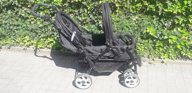 Tweelingbuggy, Kinderen en Baby's, Buggy's, Zo goed als nieuw, Ophalen