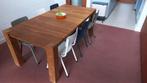 Eettafel teak, Huis en Inrichting, Ophalen, Gebruikt, Teakhout, 50 tot 100 cm