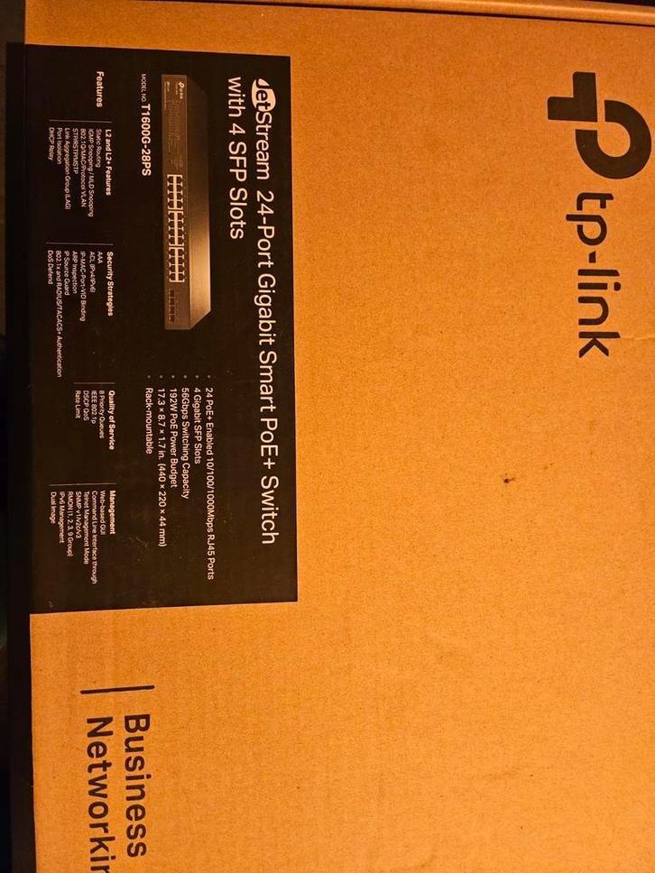 TP-Link JetStream 24-Port Gigabit Smart, Informatique & Logiciels, Commutateurs réseau, Neuf, Enlèvement ou Envoi