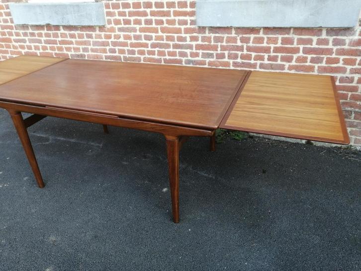 Johannes Andersen grote tafel, Huis en Inrichting, Tafels | Eettafels, Zo goed als nieuw, 50 tot 100 cm, 200 cm of meer, Vijf personen of meer