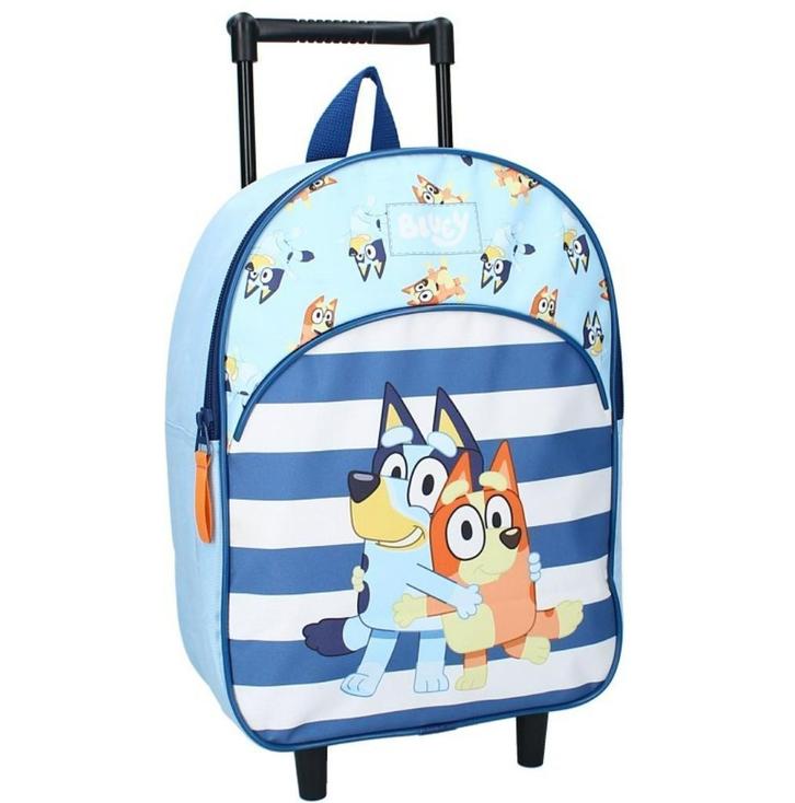Bluey Trolley Rugzak - Bluey en Bingo, Handtassen en Accessoires, Koffers, Nieuw, Overige materialen, Minder dan 50 cm, Minder dan 35 cm